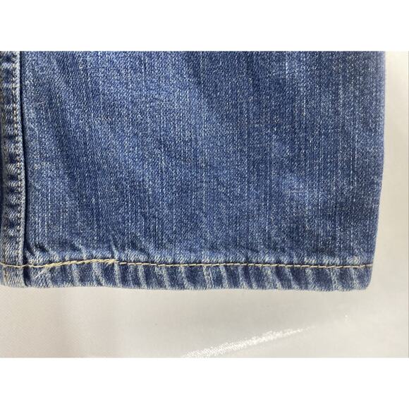 Levi's 527 Slim Bootcut Fit Red Tab Blue Jeans Crisp Boy's Size 10 23x25 - Picture 9 of 10